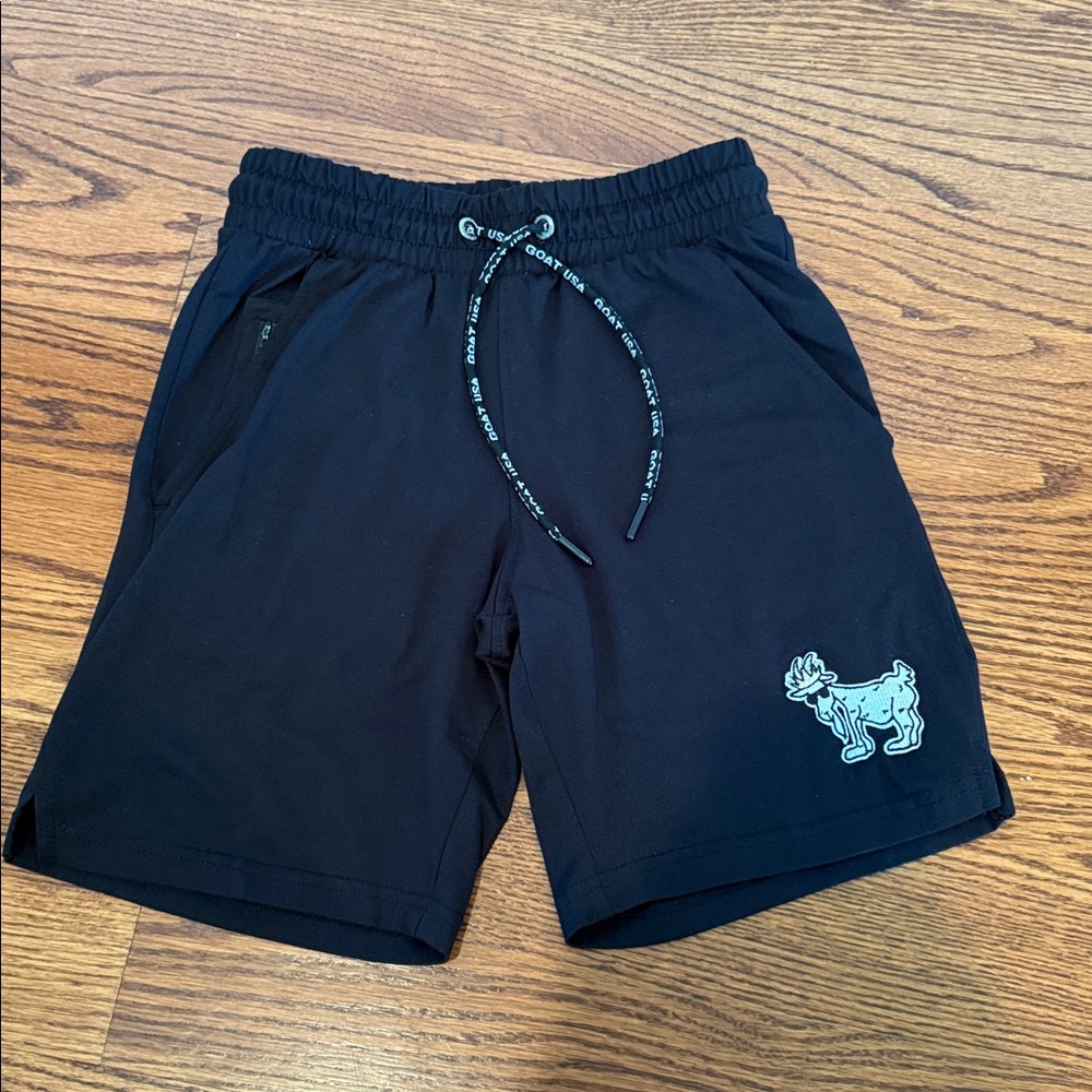 GOAT USA Youth black shorts